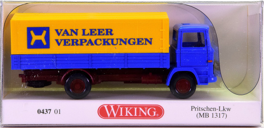 Wiking 043701 (1:87) – Mercedes-Benz 1317 Pritschen-LKW -VAN LEER- 