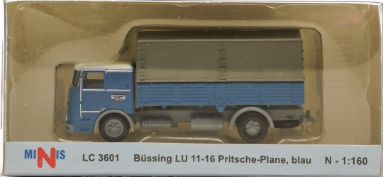 Lemke LC3601 (1:160) – Büssing LU 11-16 Pritsche-Plane, blau 