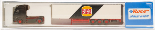 Roco 1874 (1:160) – Volvo Sattelzug, Burger King 