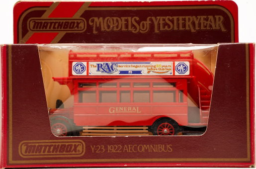 Matchbox Y-23 – AEC Omnibus, General, RAC, 1922 