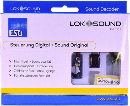 ESU 58810 – LokSound 5 micro DCC/MM/SX/M4 -Leerdecoder-, 8-pin NEM652 -NEU- 