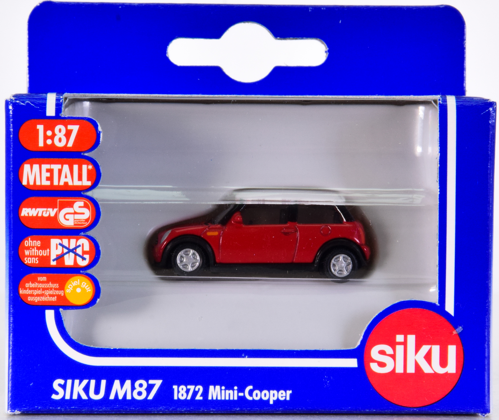 OXID eShop 6 | Siku 1872 (1:87) - Mini-Cooper M87, rot | purchase online