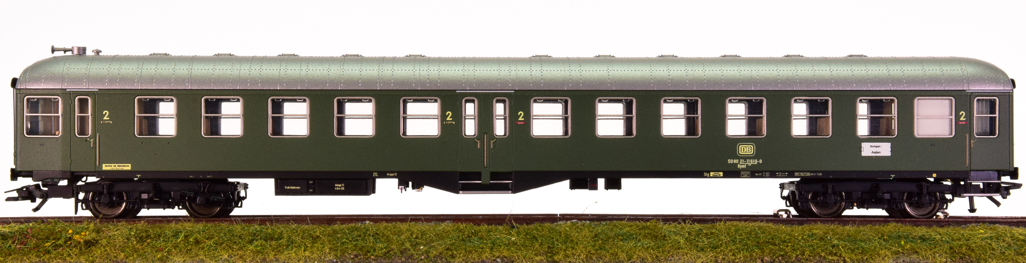 GebrauchteModellbahn | Märklin 43330 – 2. Klasse Reisezug-Steuerwagen Bymf  436 der DB, digital | Erste Klasse aus 2. Hand